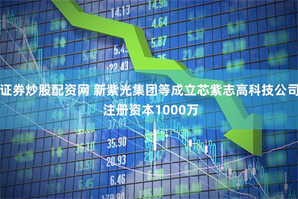 证券炒股配资网 新紫光集团等成立芯紫志高科技公司 注册资本1000万